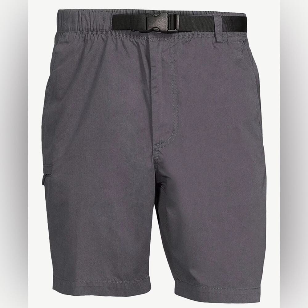 Free Assembly‎ Charcoal Gray 8" Climbing Cotton/Nylon with Buckle Shorts Sz XXXL